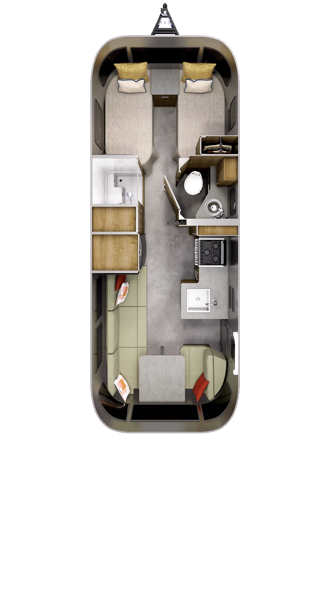 Trade Wind 25FB with Twin Bedroom Configuration