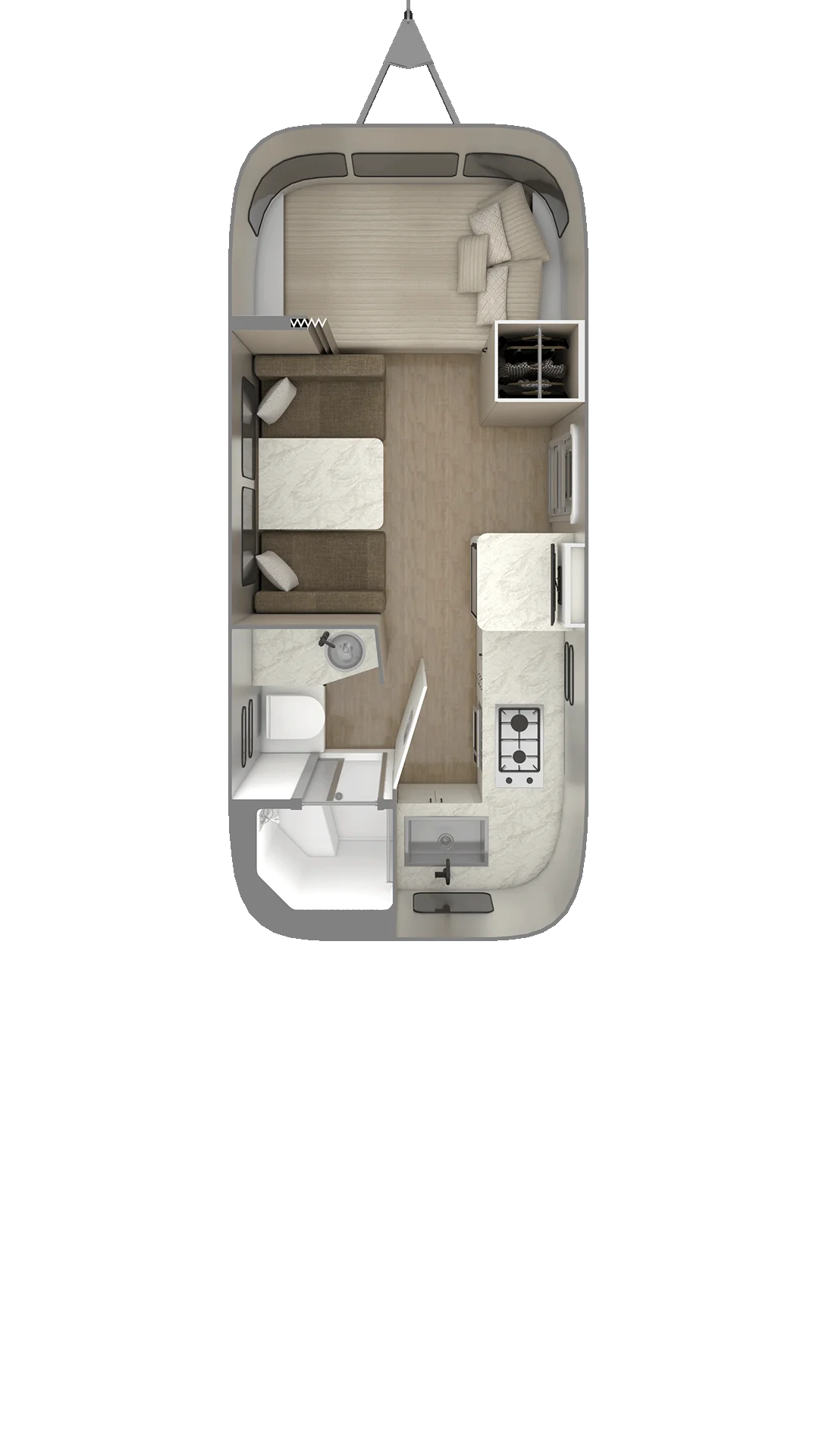 Caravel 20FB Floor Plan