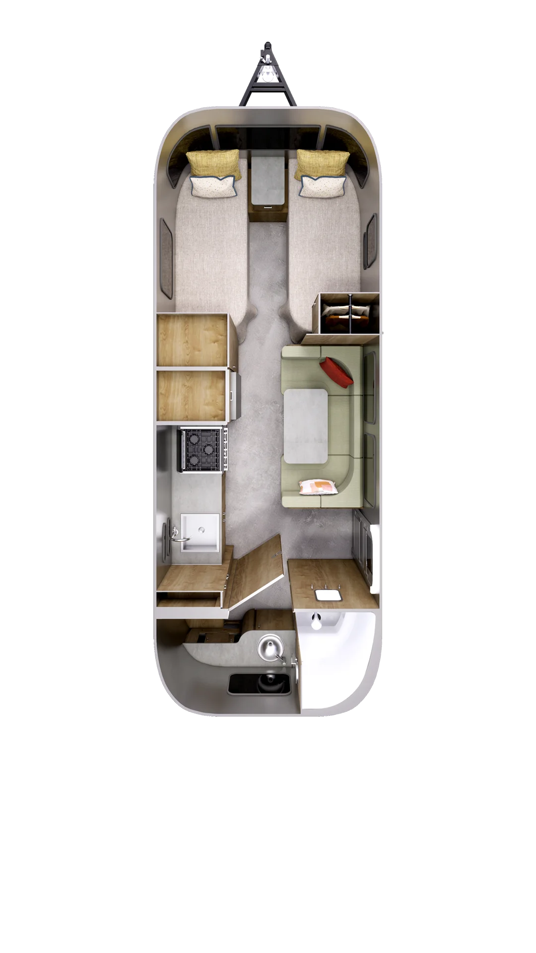 Flying Cloud 23FB with Twin Bedroom Configuration