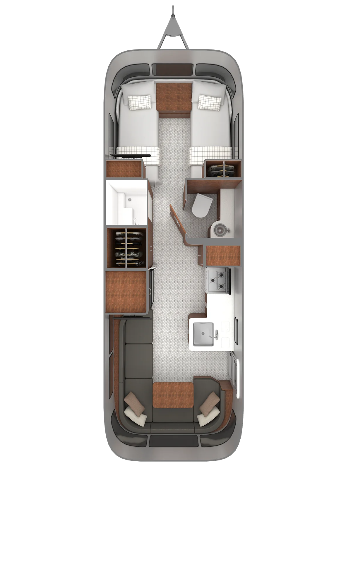 Globetrotter 27FB with Twin Bedroom Configuration