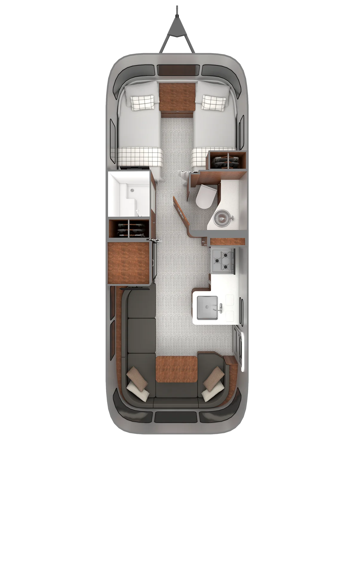 Globetrotter 25FB with Twin Bedroom Configuration