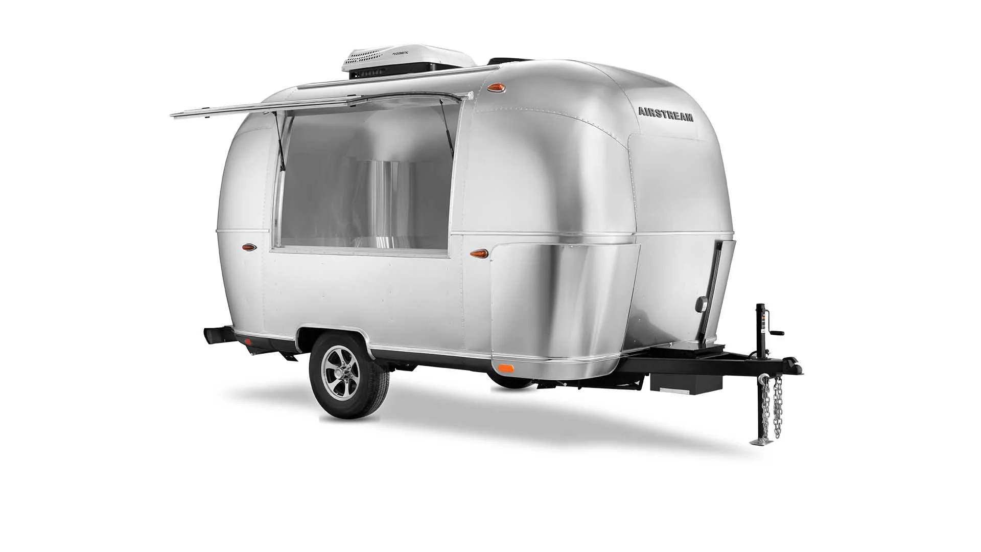Airstream Commercial's Stock 16-foot shell with serving window