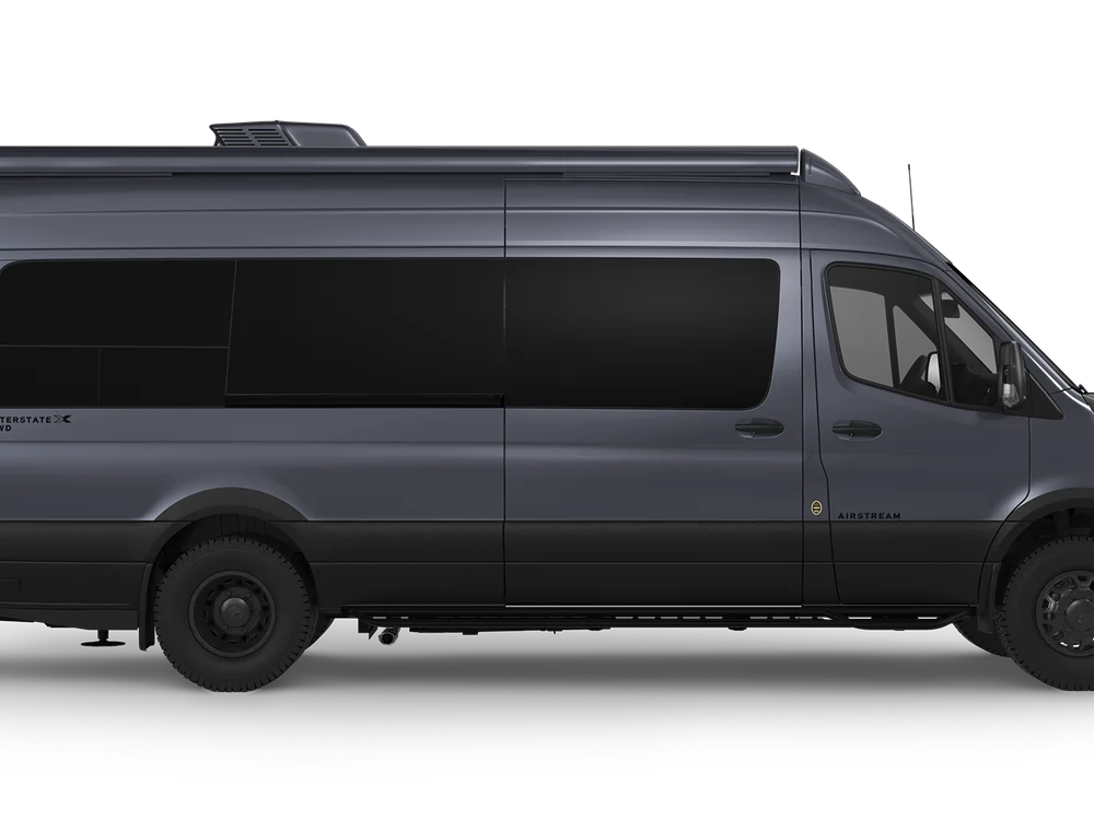 Interstate 24GTX touring coach, adventure-ready exterior view.