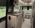 Interstate camper van galley in stonehaven laminate