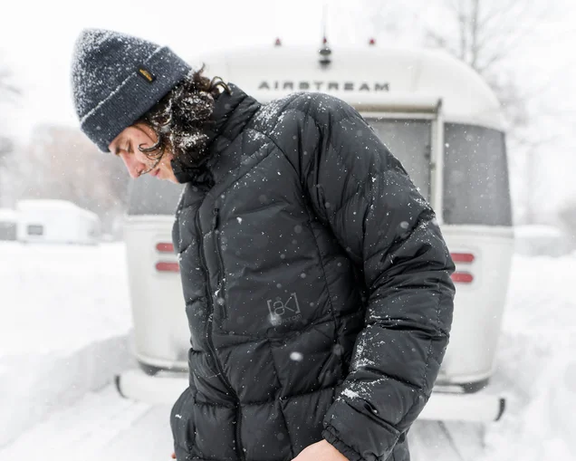 Airstream Travel Trailer in Snow Winter|Airstream Travel Trailer Winter Snow|Airstream Winter Camping Tips Travel Trailer1|Airstream Winter Camping Tips Travel Trailer2|Airstream Winter Camping Tips Travel Trailer3|Airstream Winter Camping Tips Travel Trailer4|Airstream Winter Camping Tips Travel Trailer5|Airstream-Travel-Trailer-Towed-in-Winter|Airstream Sport Interior Furance Propane Comfort|Airstream-Basecamp-Driving-Though-Snow-Audi|Airstream-Basecamp-winter-camping