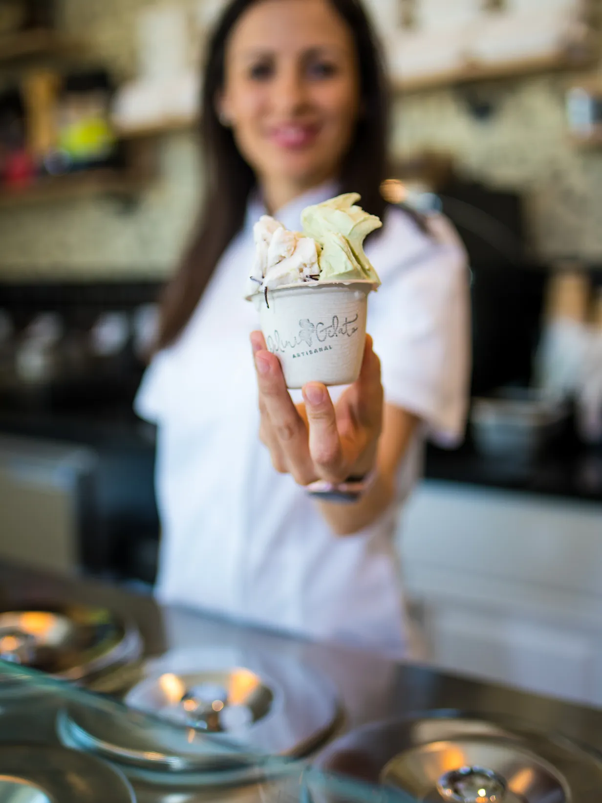 Viki, the gelato queen offers the best artisanal gelato in Boston