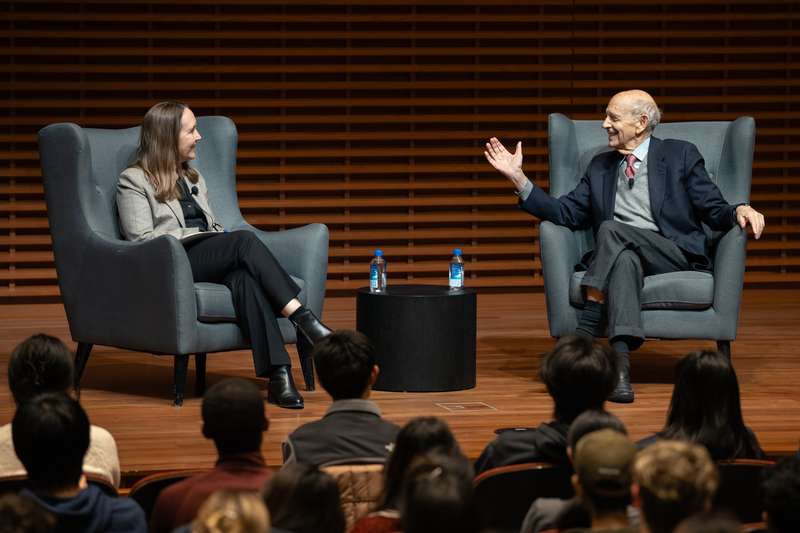 Provost interviews supreme court justice