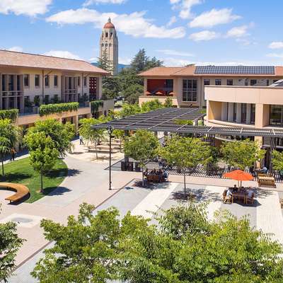 Knight Management Center buildings on a sunny day