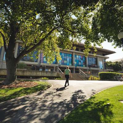 Exterior of the Doerr School of Sustainability