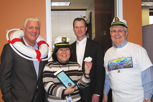 Don DeCamp and CHG employees