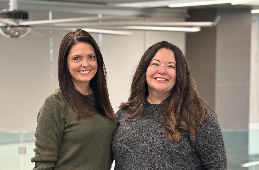 Brooke Bowers and Lisa Grabl