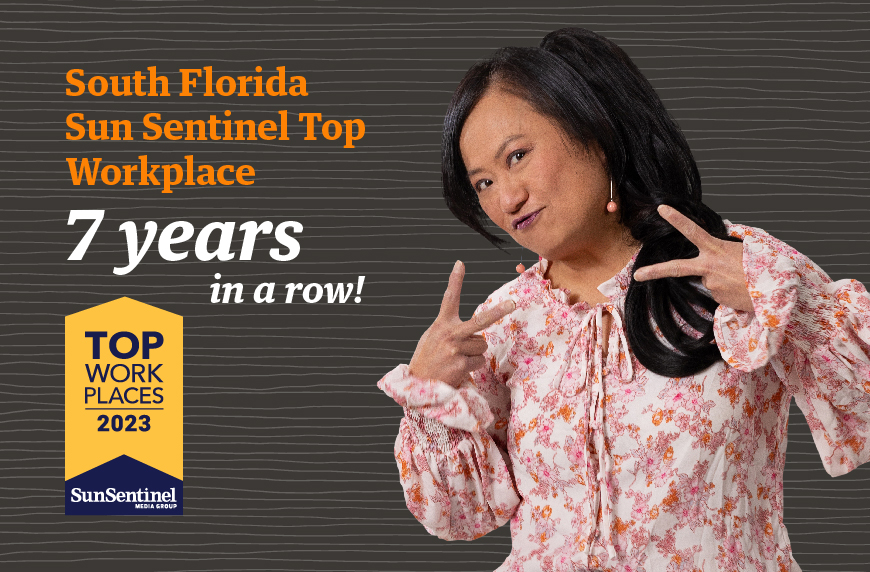South Florida Sun Sentinel has named CHG Healthcare a top workplace seven years in a row