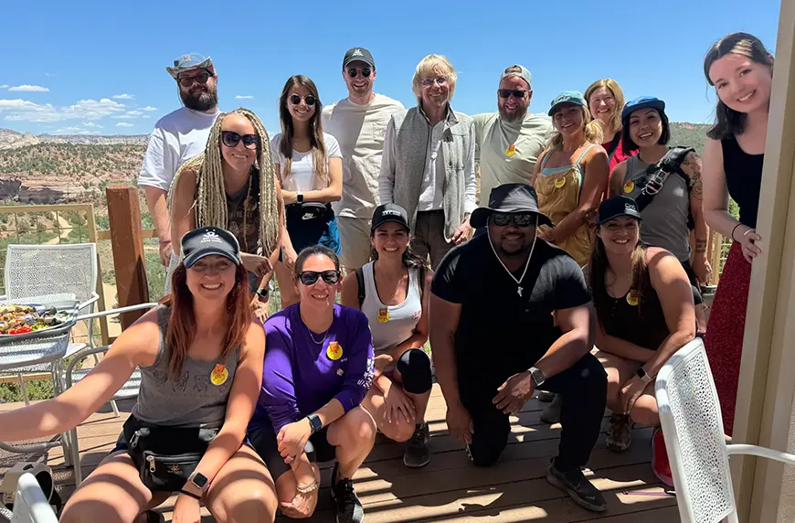 CHG employees group photo