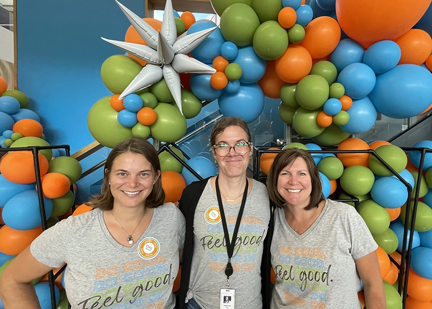 Picture of 3 women who work at CHG