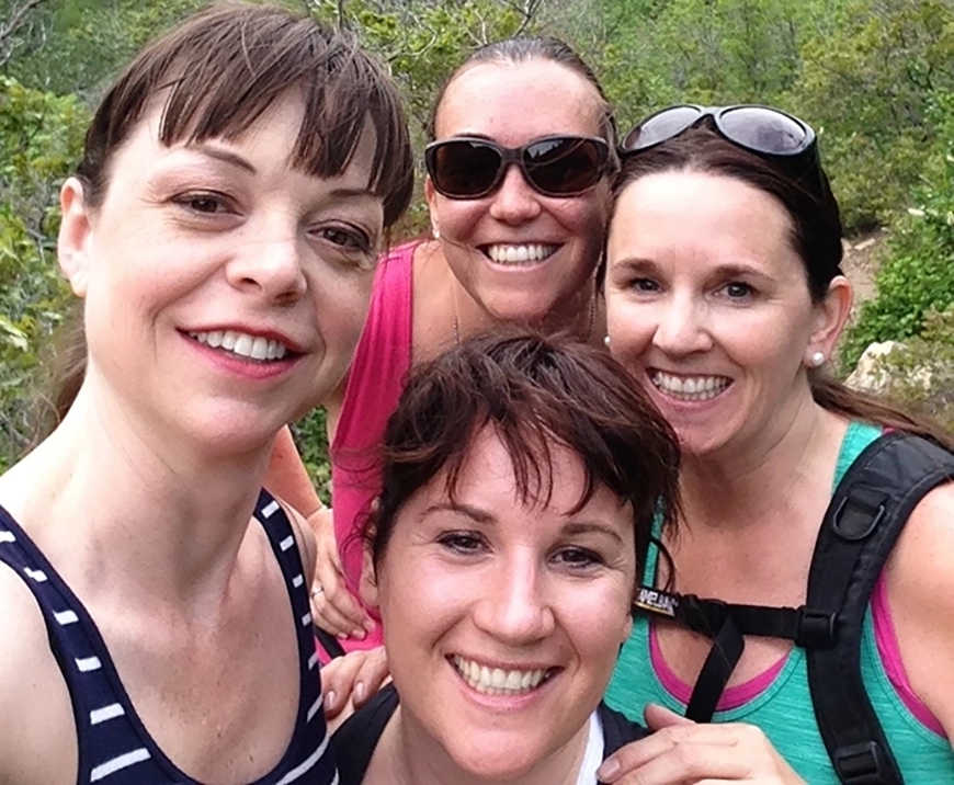 Picture of a group of CHG employees on a hike