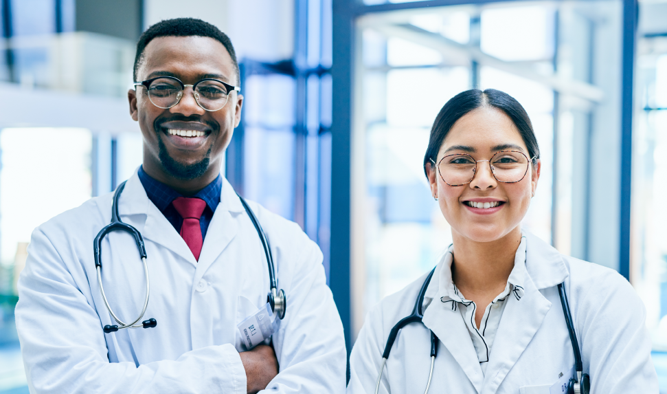 Picture of two doctors