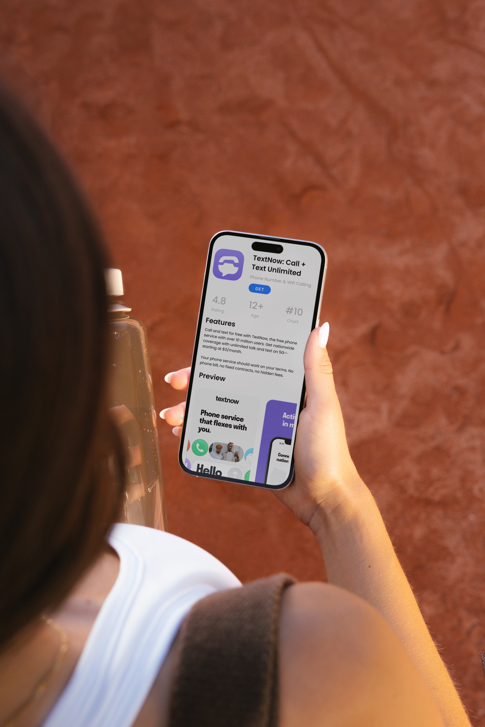 Download the TextNow app
