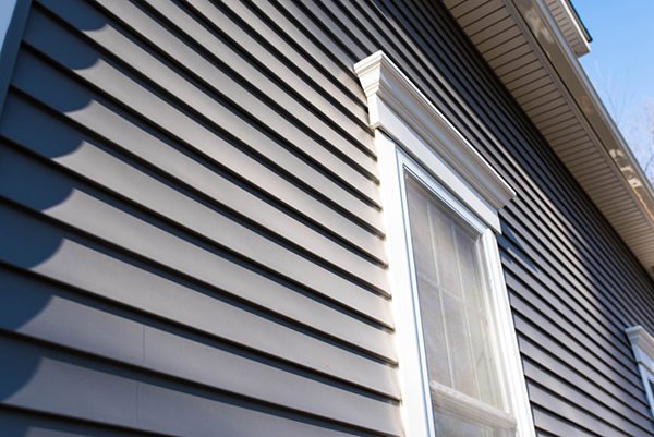 A home with vinyl siding