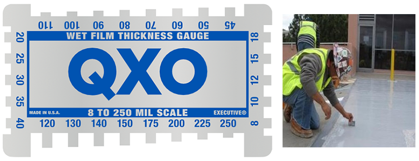 qxo wet film thinkness guage