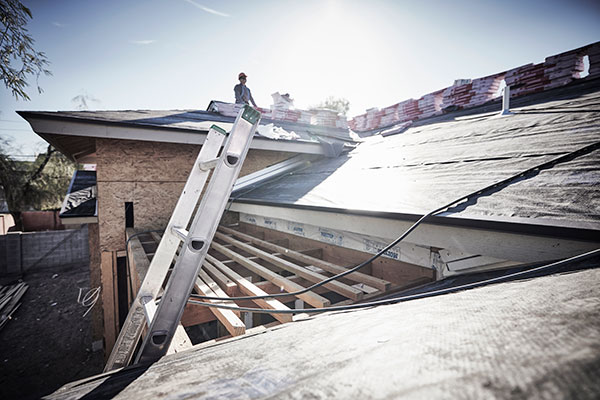 The exterior of a home.