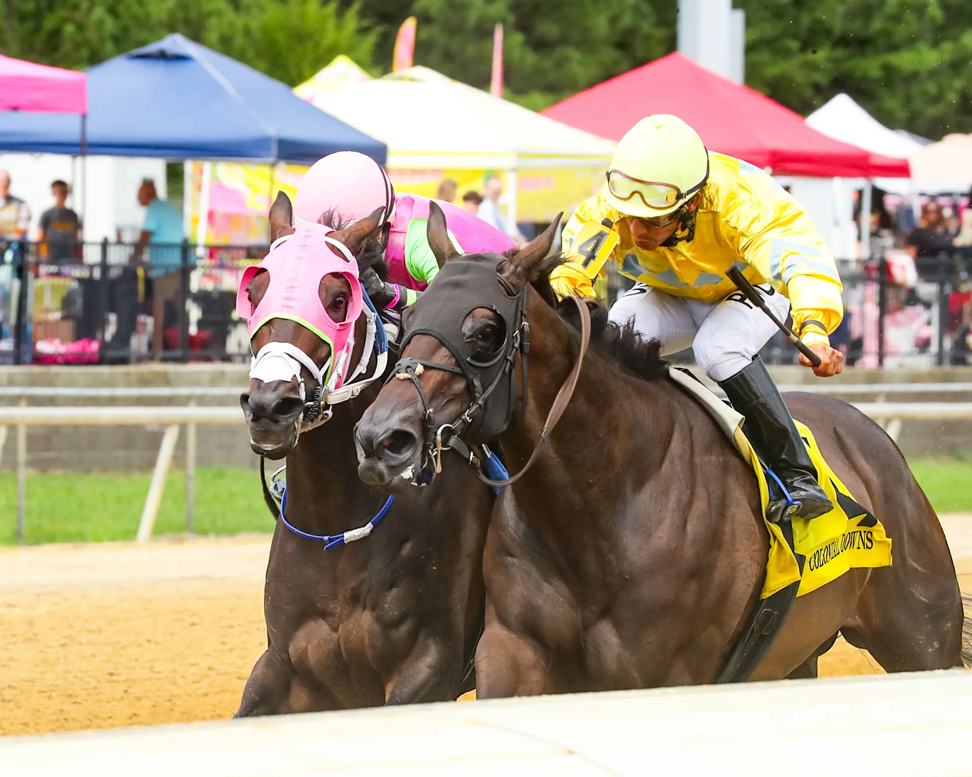 Inveigled takes Yorktown thriller to end stakes-victory drought