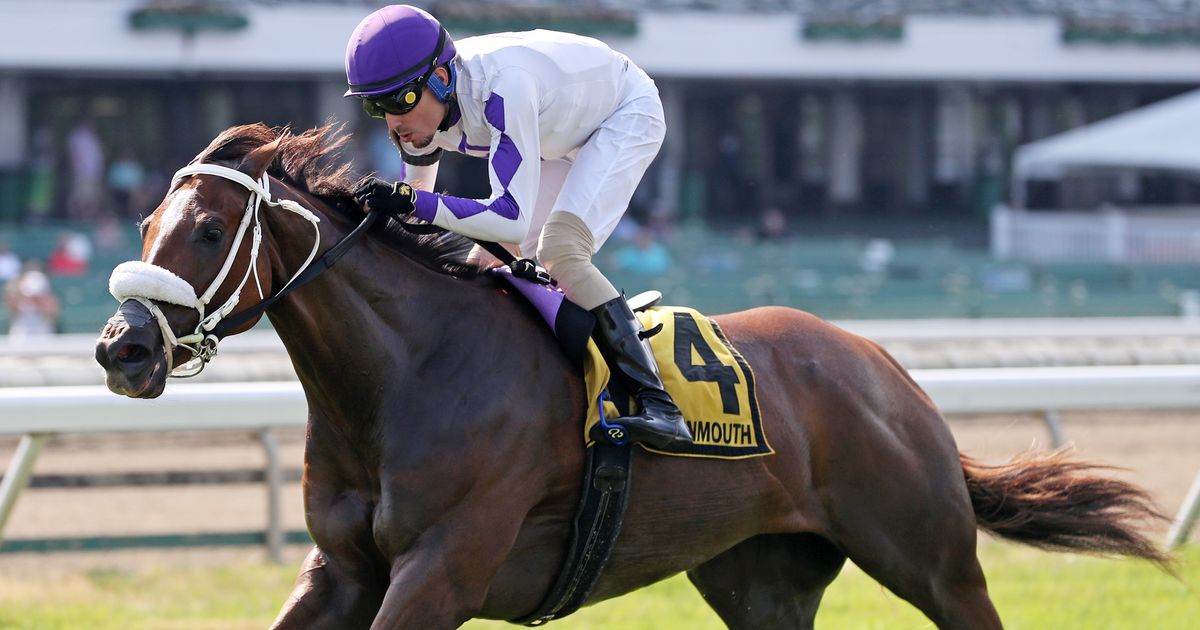 Gerrards Cross shows the way in Monmouth County Stakes