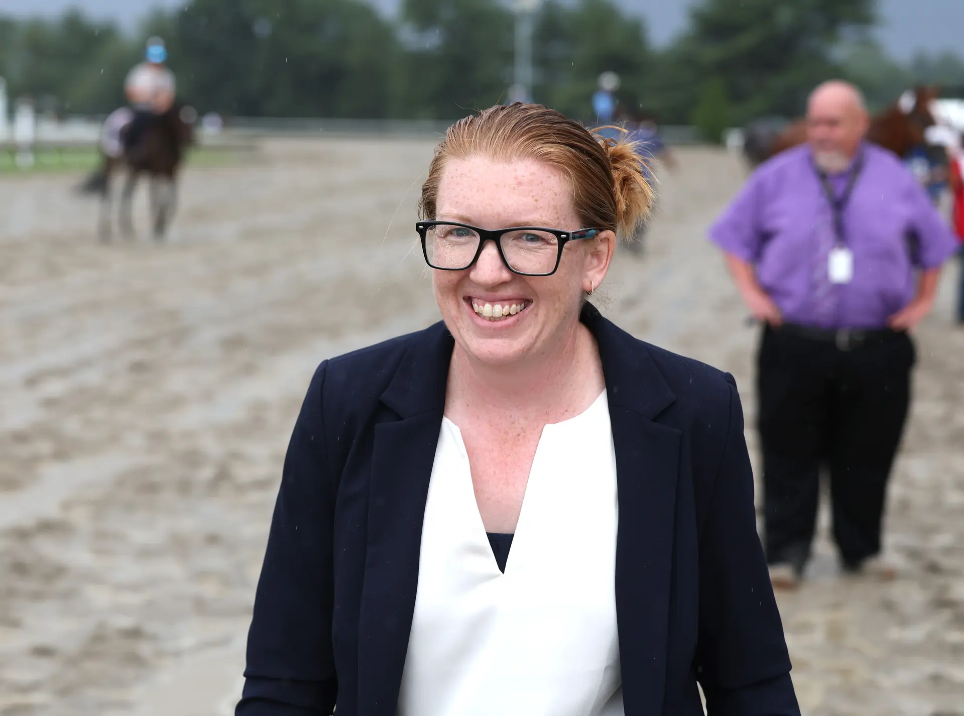Longshot Baby Vino makes Schultz first female trainer to win Haskell