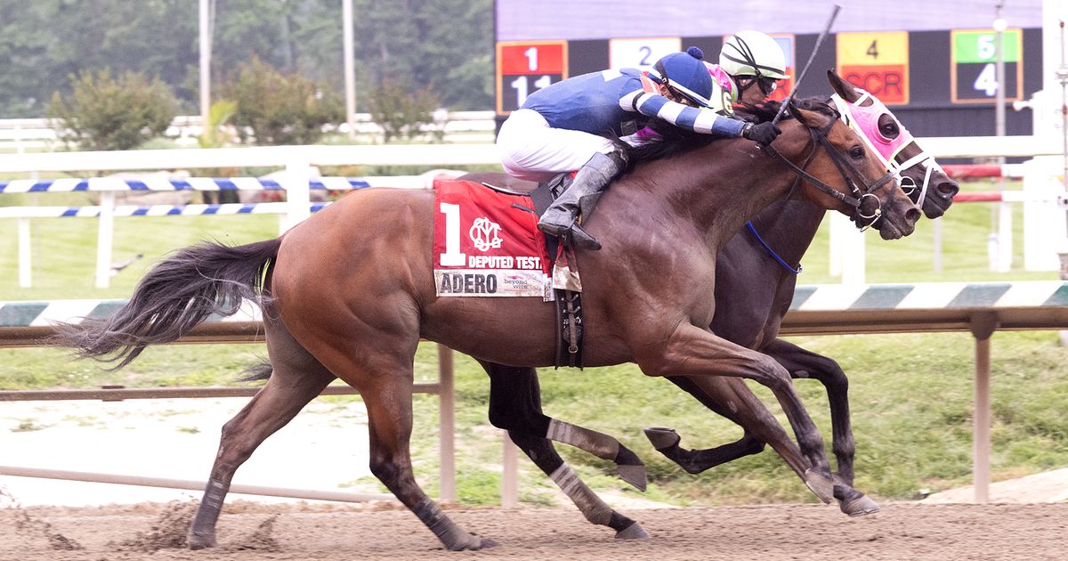 Barbadian Runner noses Adero in Deputed Testamony Stakes