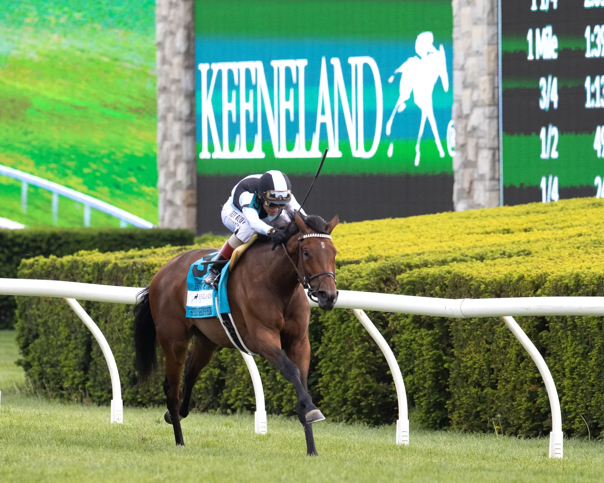 Velazquez guides Speed Shopper from outside post to take Bewitch