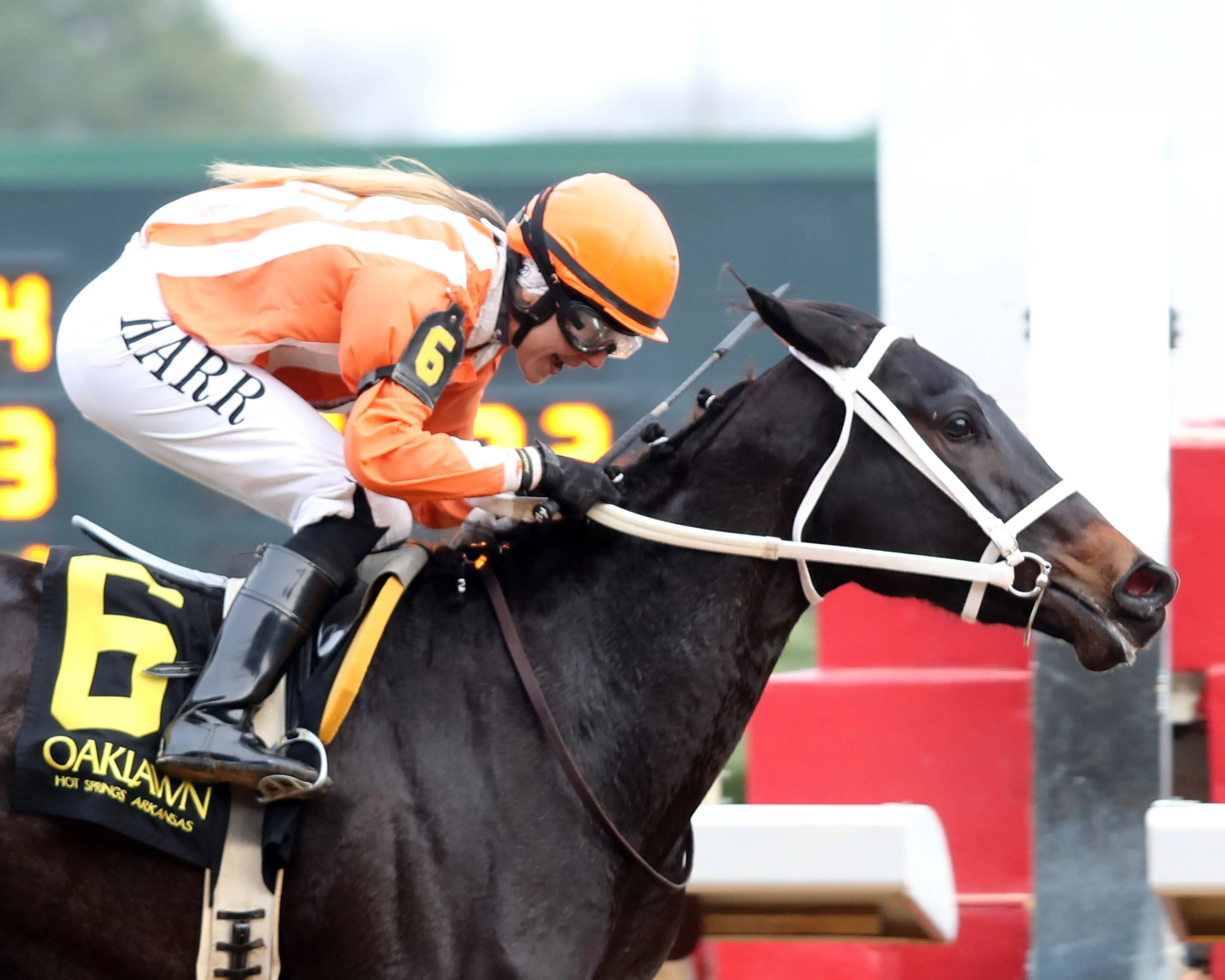 GRACE IS FREE - The 4th Running of Mockingbird Stakes - 01-04-26 - R09 - Oaklawn Park - Finish 03 - Nicole Dankanich.jpg