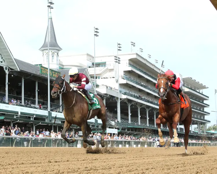 SPICE RUNNER - The Iroquois G3 - 44th Running - 09-13-25 - R08 - Churchill Downs - Under Rail 01 - John Gallagher.jpg