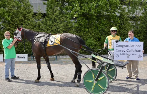 Corey Callahan 8,000 wins 5-2-25