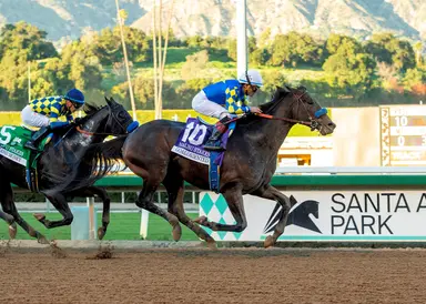 Goal Oriented saves day for Baffert as Barnes, Cornucopian scratch from Malibu