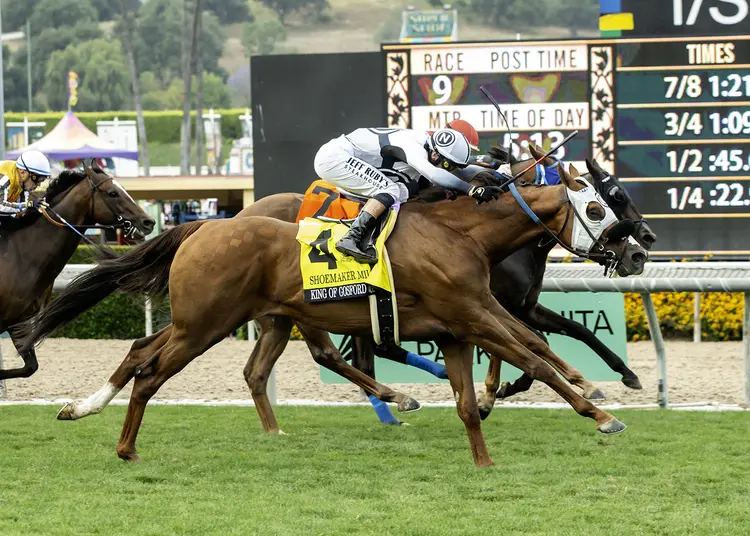 King of Gosford wins thrilling Shoemaker Mile by a neck