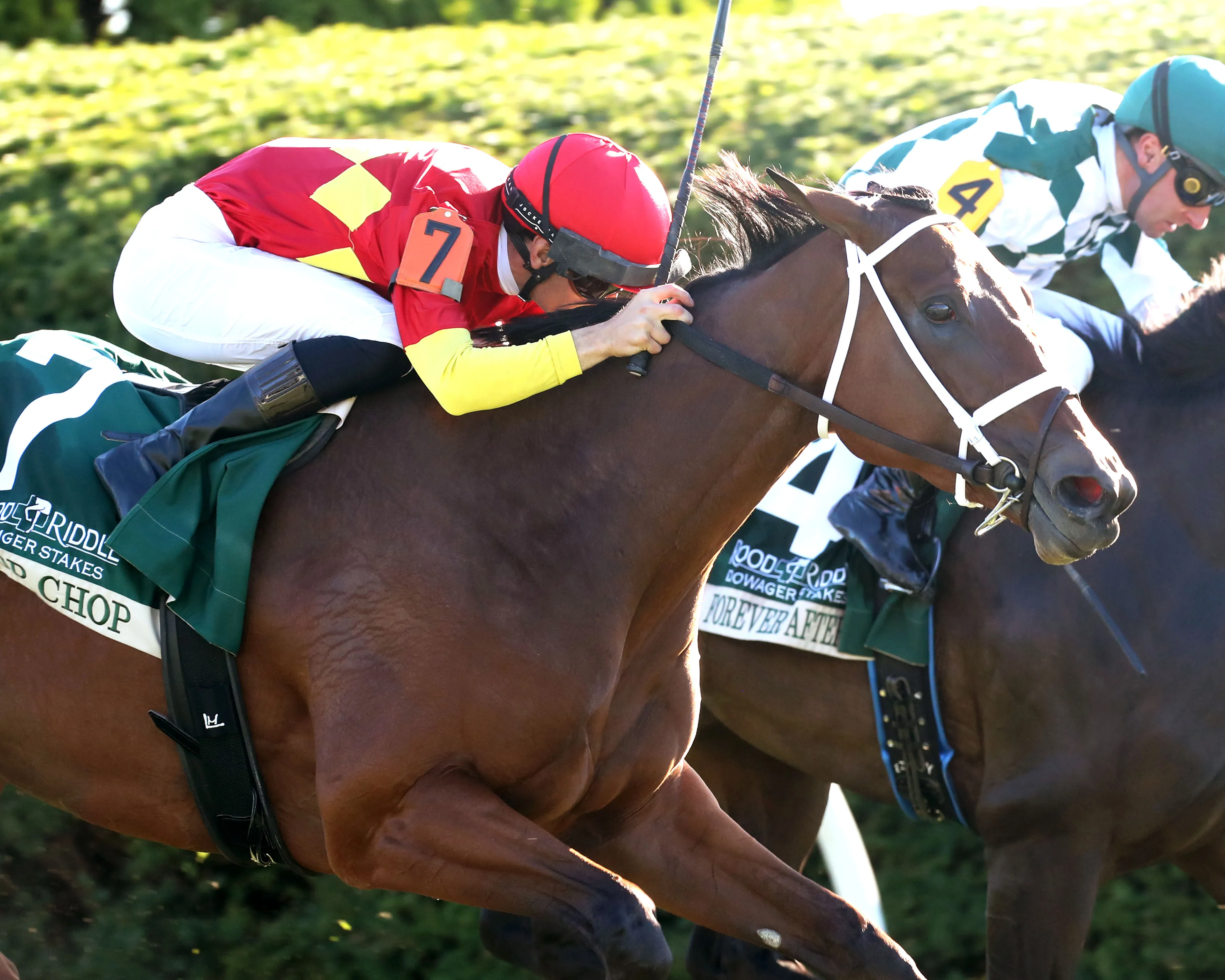 CHOP CHOP - The Rood & Riddle Dowager G3 - 10-20-24 - R08 - Keeneland Race Course - Finish 03 - Renee Torbit.jpg