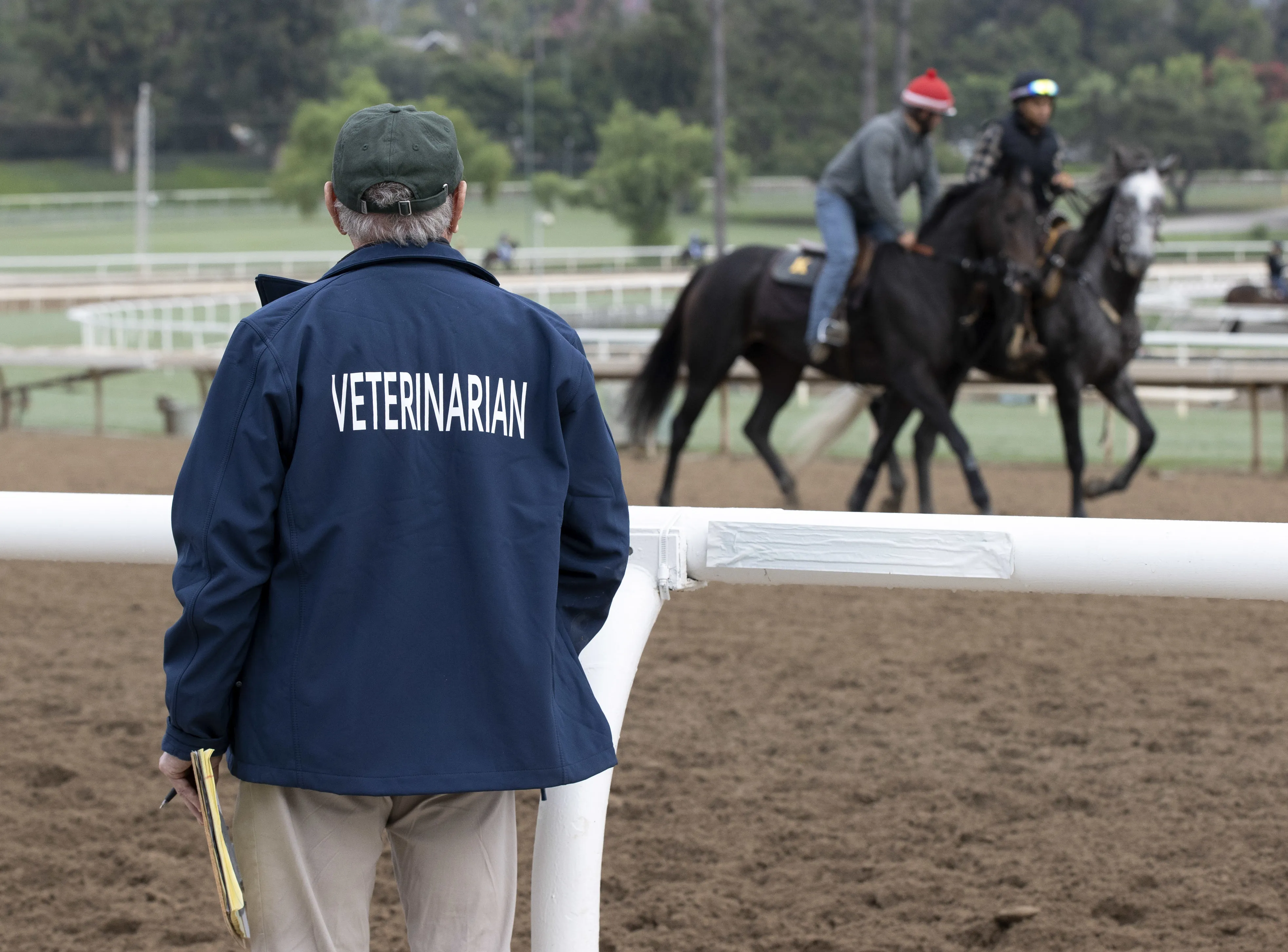 Veterinarian.Santa Anita.Horse health.10-27-23.BL_.jpg