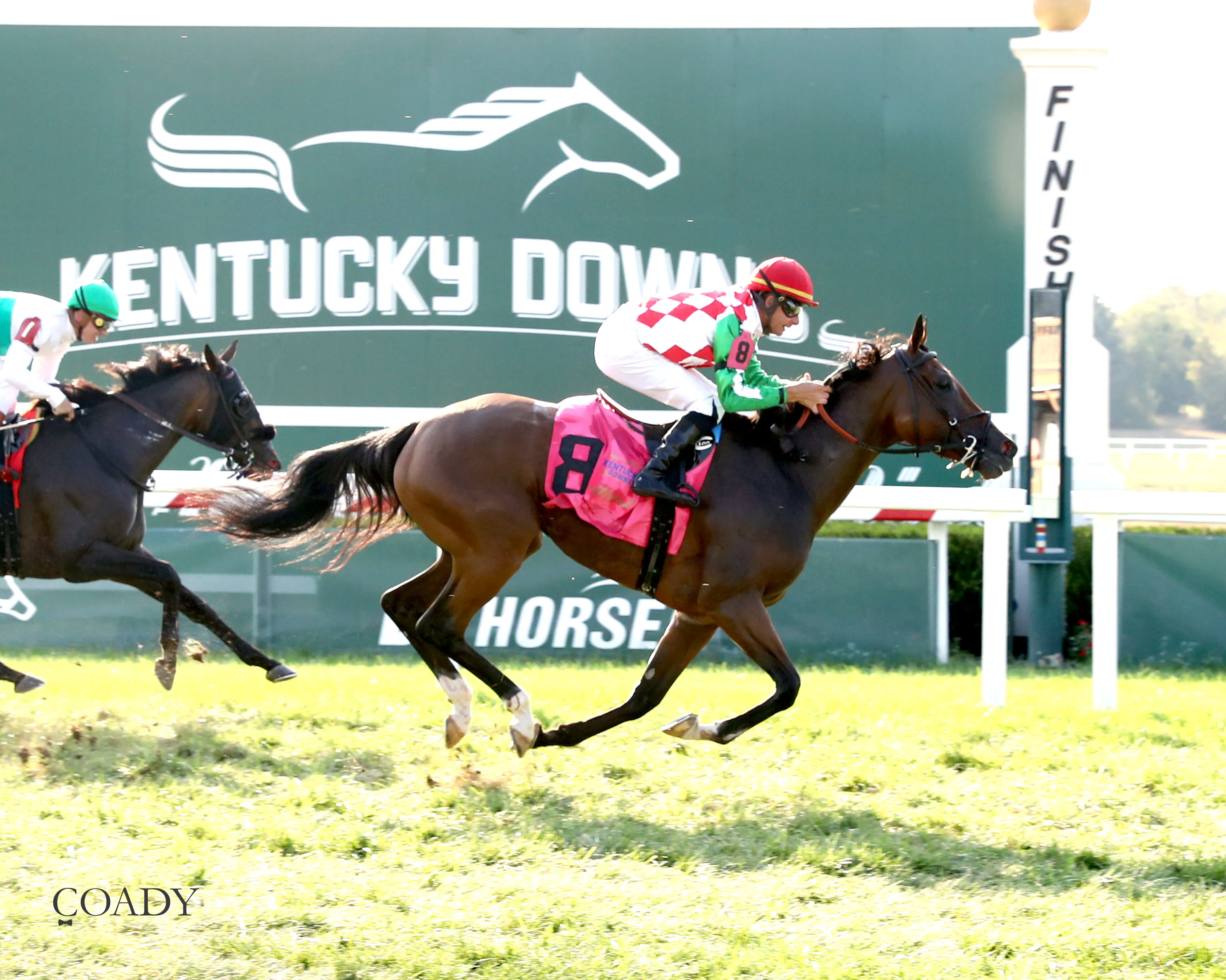 PHAROAH'S WINE - The Mint One Dreamer - 09-04-25 - R09 - Kentucky Downs - Finish 01 - Kurtis Coady.jpg