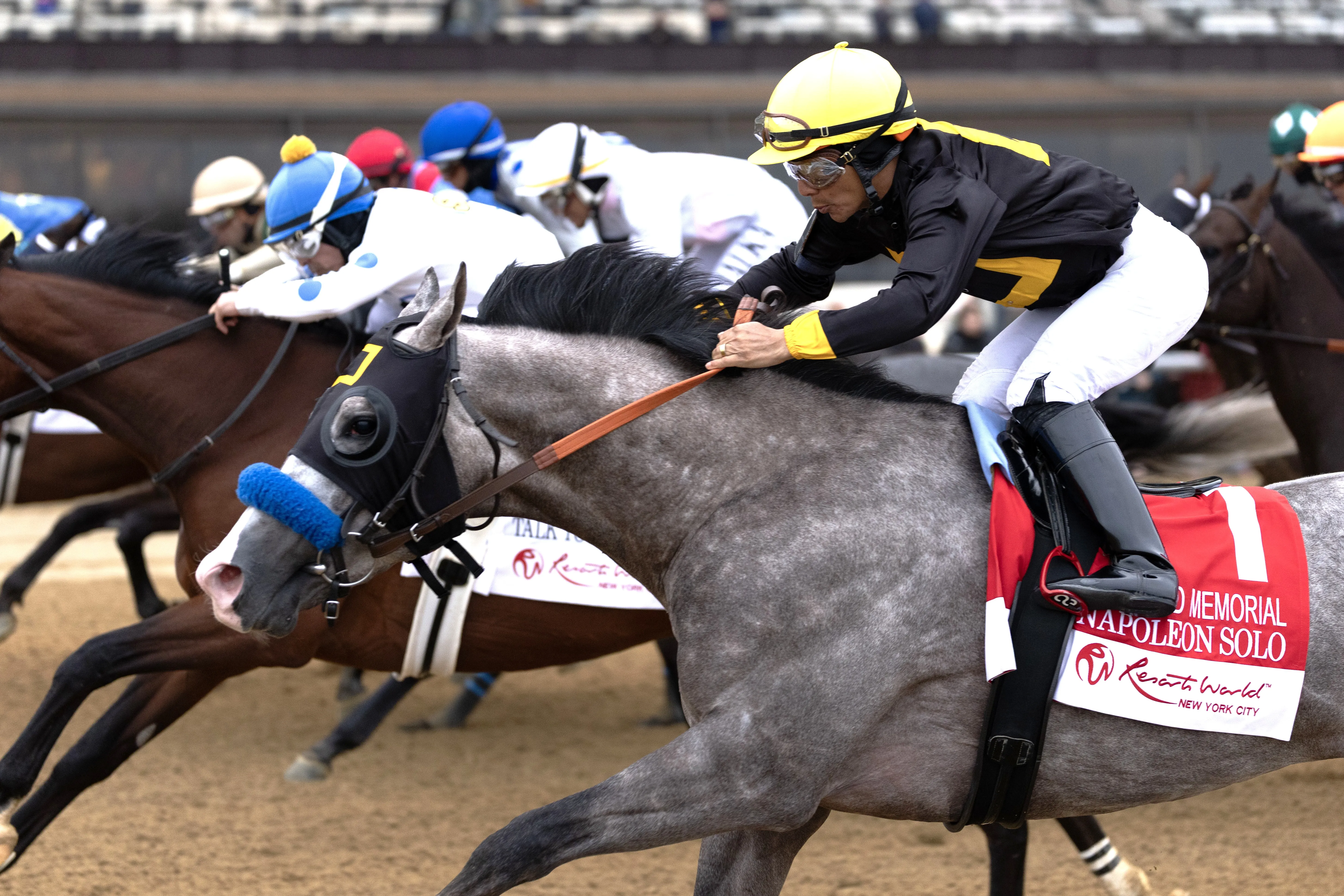 Napoleon Solo NOT WINNER during Wood Memorial at AQU April 4 2026