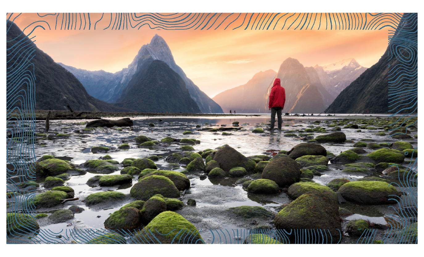 picture of a locum physician in Milford Sound, NZ