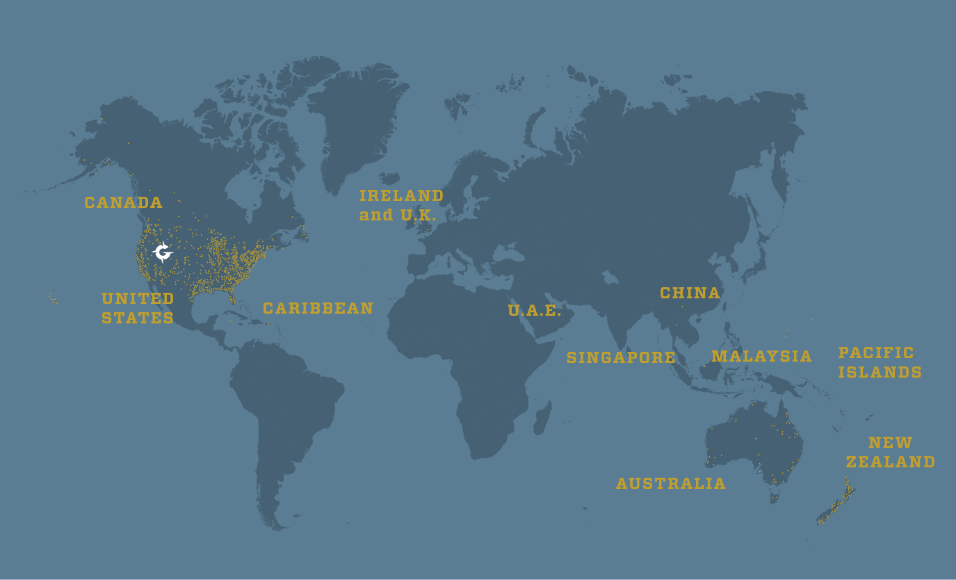 map of the world