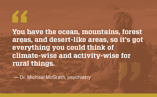 Dr. McGrath quote on the environment and climate in Hawaii