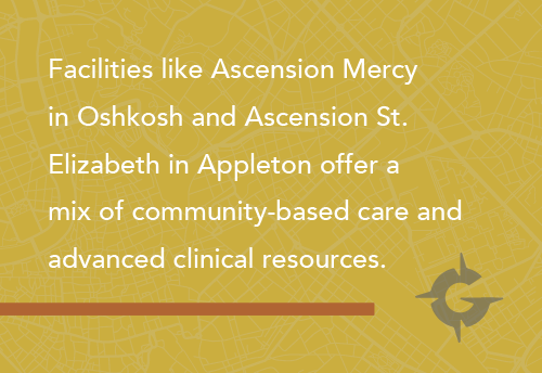 graphic describing Ascension facilities