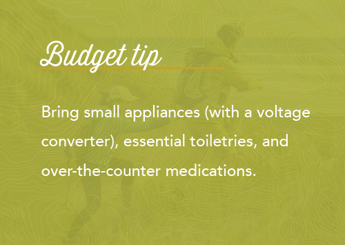 Infographic: Budget tips