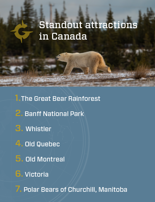 a list of things to experience when in Canada