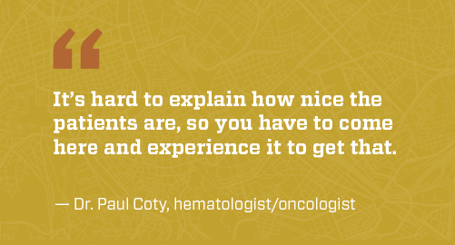 Dr. Coty on what the patients are like in Guam