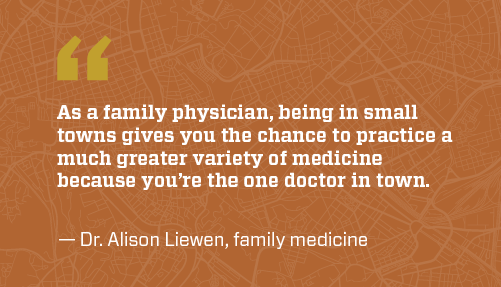 Dr. Liewen quote about working in Alaska as a family medicine physician