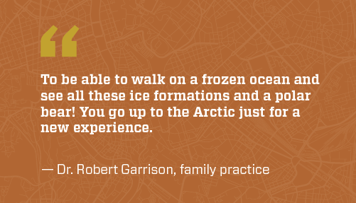 quote from Dr. Garrison about working locums in Alaska