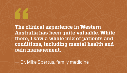 Quote from Dr. Mike Spertus about his clinical experience in Western Australia
