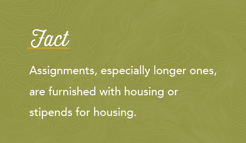 Graphic about locums housing