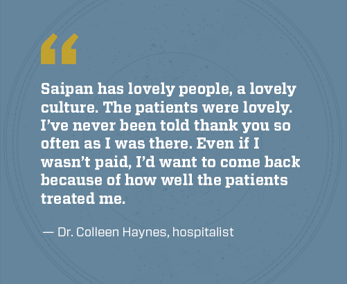 Quote from Dr. Colleen Haynes
